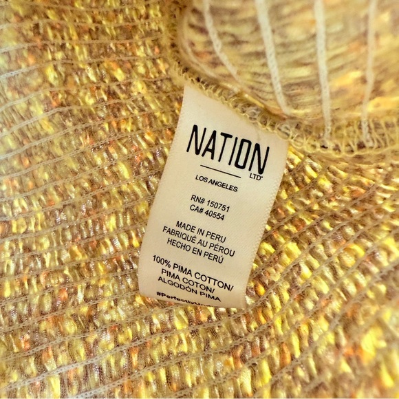 Nation LTD Pepper Smocked Romance Blouse Puff Sleeve Boho Cottagecore - Picture 8 of 8